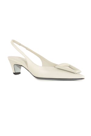 Dorien bone white leather slingback ROBERTO FESTA | DORIENSTONE